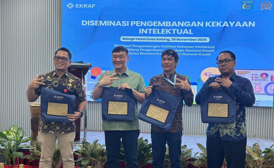 Rico Sia Dorong Penguatan Literasi Kekayaan Intelektual di Papua Barat Daya